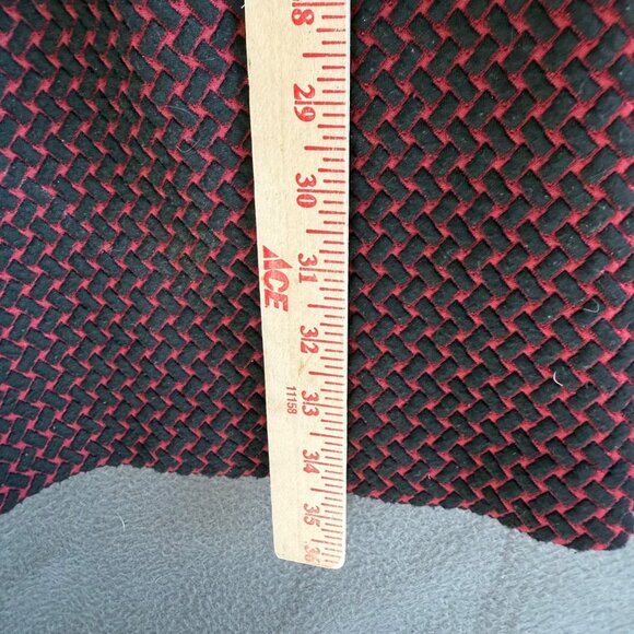 Tabitha Womens Sleeveless Textured Dress Size 4 Black & Red Pattern - Picture 7 of 9